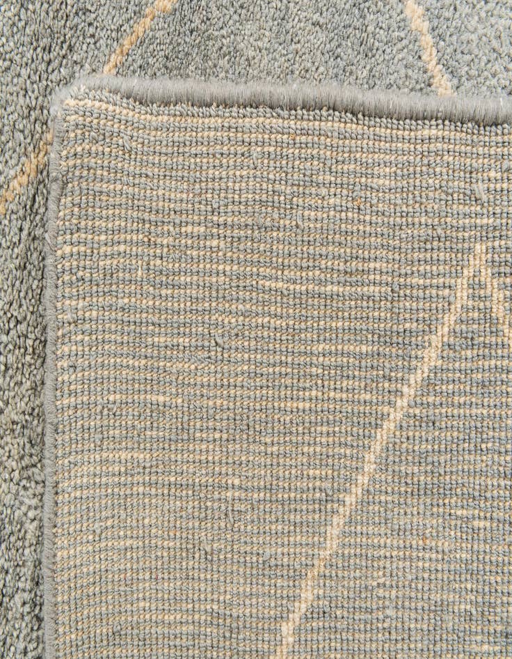 Detail image of  4' 5 x 6' 7  Hand Knotted Moroccan Wool Rug