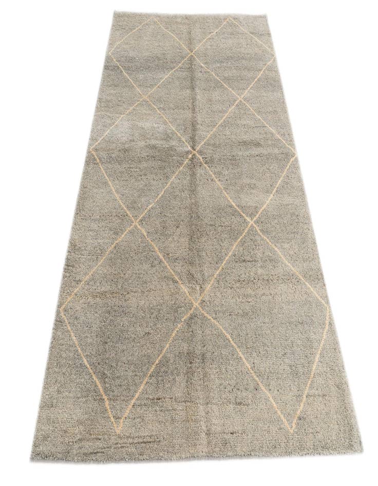 Detail image of  4' 7 x 6' 10  Hand Knotted Moroccan Wool Rug