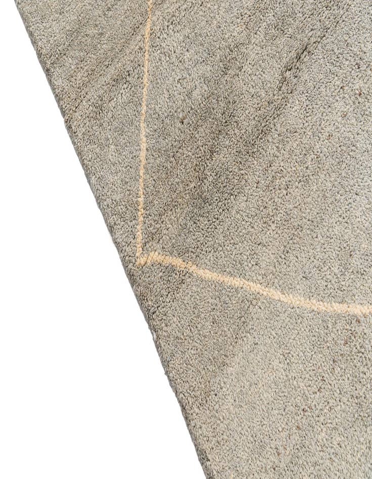 Detail image of  4' 7 x 6' 10  Hand Knotted Moroccan Wool Rug