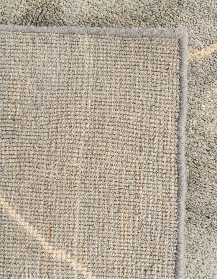 Detail image of  4' 7 x 6' 10  Hand Knotted Moroccan Wool Rug