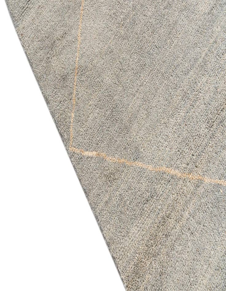 Detail image of  5' 6 x 8' 3  Hand Knotted Moroccan Wool Rug