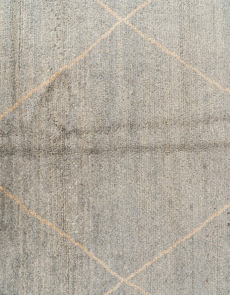 Detail image of  5' 6 x 8' 3  Hand Knotted Moroccan Wool Rug