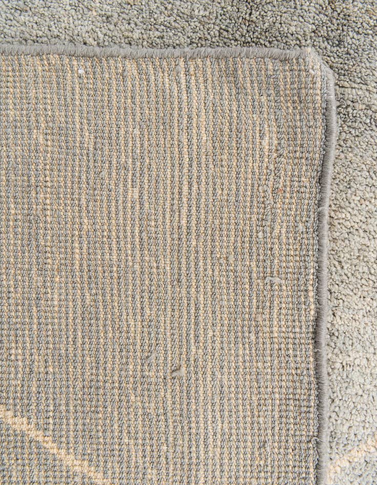 Detail image of  5' 6 x 8' 3  Hand Knotted Moroccan Wool Rug