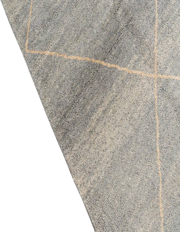 Detail image of  5' 7 x 8'  Hand Knotted Moroccan Wool Rug