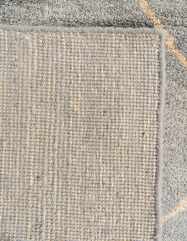 Detail image of  5' 7 x 8'  Hand Knotted Moroccan Wool Rug