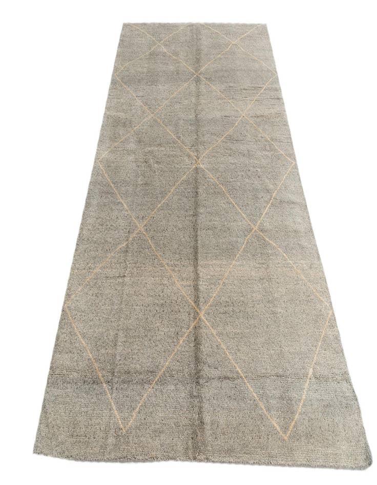 Detail image of  5' 7 x 8' 7  Hand Knotted Moroccan Wool Rug