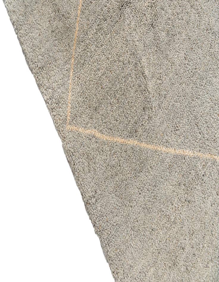 Detail image of  5' 7 x 8' 7  Hand Knotted Moroccan Wool Rug