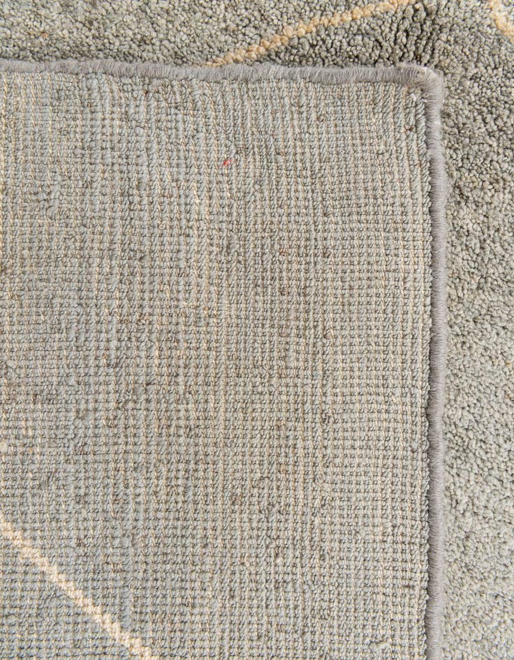 Detail image of  5' 7 x 8' 7  Hand Knotted Moroccan Wool Rug