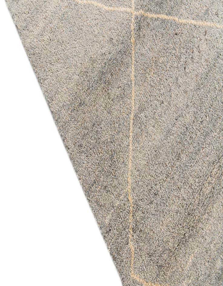 Detail image of  4' 8 x 6' 6  Hand Knotted Moroccan Wool Rug