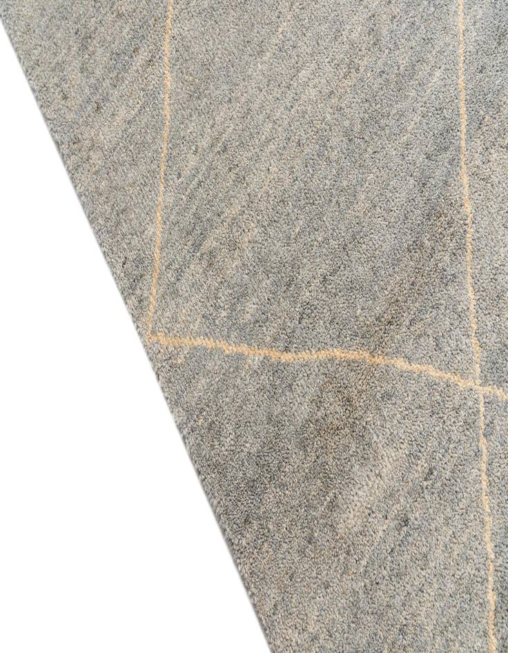 Detail image of  4' 8 x 6' 7  Hand Knotted Moroccan Wool Rug