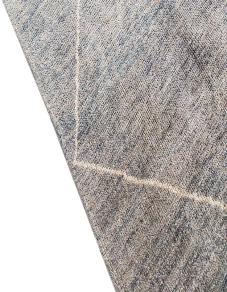 Detail image of  5' 6 x 7' 10  Hand Knotted Moroccan Wool Rug