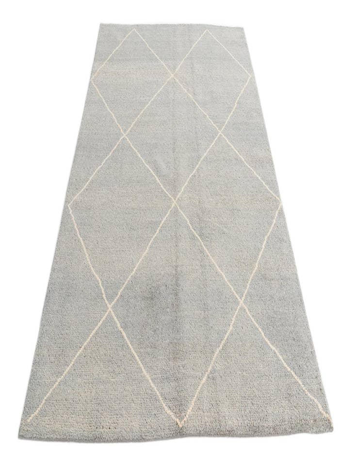 Detail image of  4' 6 x 6' 8  Hand Knotted Moroccan Wool Rug