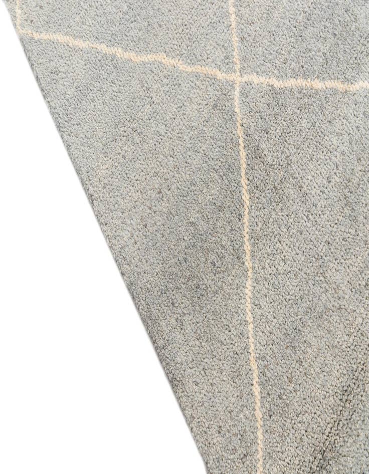 Detail image of  4' 6 x 6' 8  Hand Knotted Moroccan Wool Rug