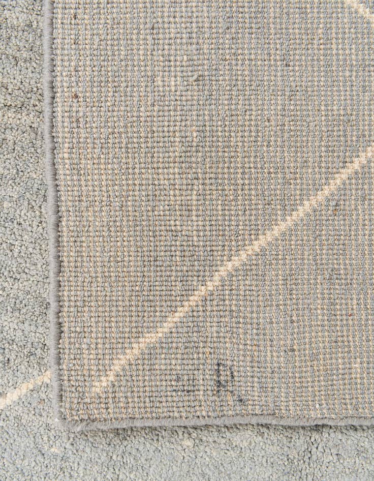 Detail image of  4' 6 x 6' 8  Hand Knotted Moroccan Wool Rug
