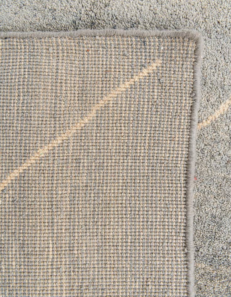 Detail image of  5' 7 x 8'  Hand Knotted Moroccan Wool Rug