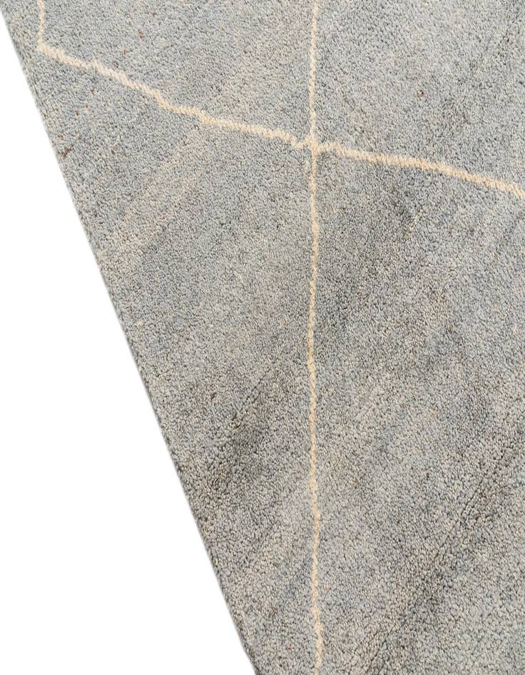 Detail image of  4' 5 x 6' 8  Hand Knotted Moroccan Wool Rug