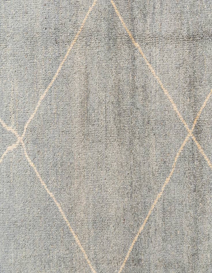 Detail image of  4' 5 x 6' 8  Hand Knotted Moroccan Wool Rug