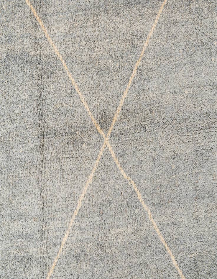 Detail image of  4' 5 x 6' 8  Hand Knotted Moroccan Wool Rug