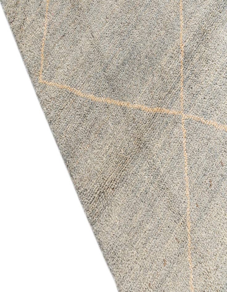 Detail image of  4' 7 x 6' 9  Hand Knotted Moroccan Wool Rug