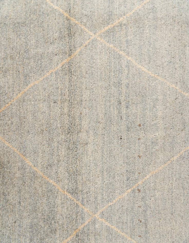 Detail image of  4' 7 x 6' 9  Hand Knotted Moroccan Wool Rug