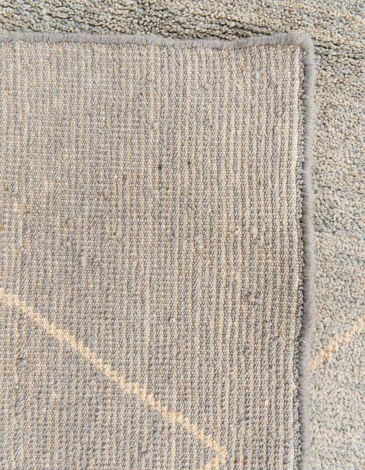 Detail image of  4' 7 x 6' 9  Hand Knotted Moroccan Wool Rug