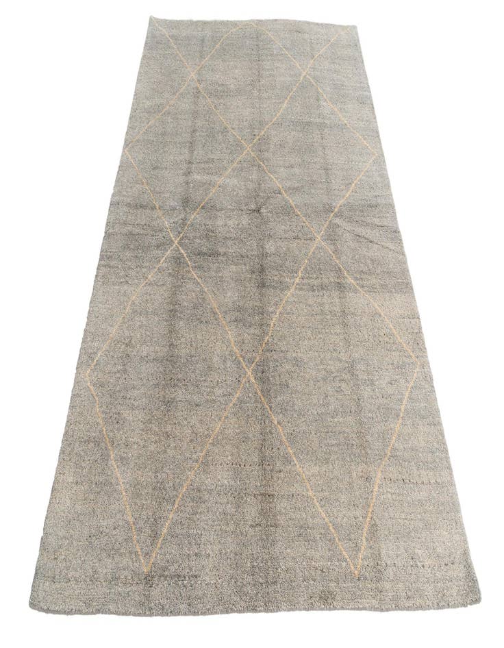 Detail image of  5' 7 x 8' 1  Hand Knotted Moroccan Wool Rug