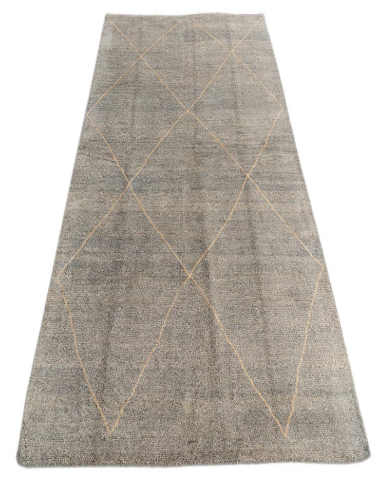 Detail image of  5' 8 x 8' 1  Hand Knotted Moroccan Wool Rug