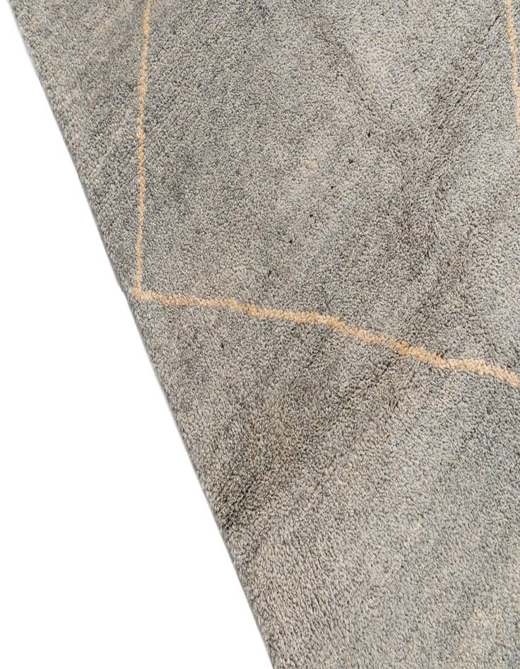 Detail image of  5' 8 x 8' 1  Hand Knotted Moroccan Wool Rug