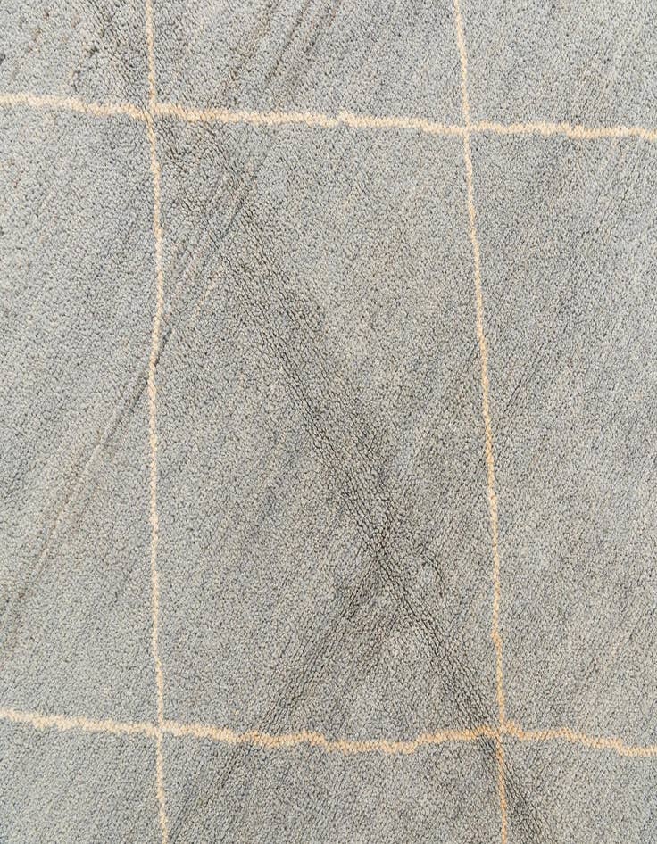 Detail image of  4' 7 x 6' 9  Hand Knotted Moroccan Wool Rug