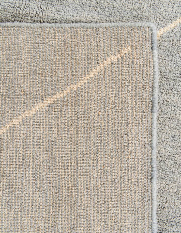 Detail image of  4' 7 x 6' 9  Hand Knotted Moroccan Wool Rug
