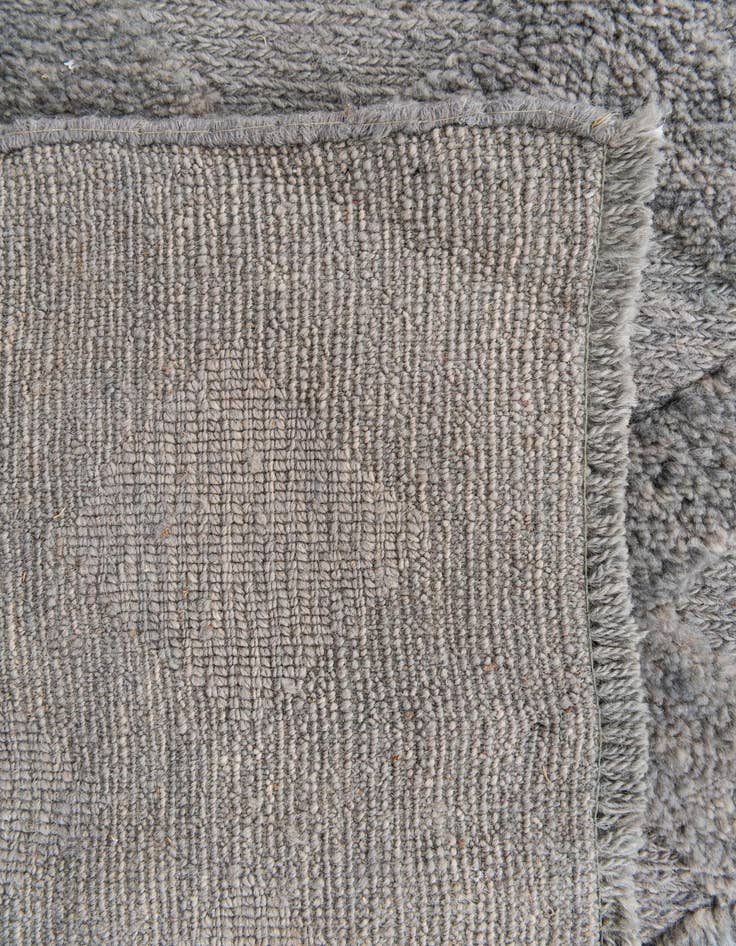 Detail image of  6' x 7' 9  Hand Knotted Moroccan Wool Rug