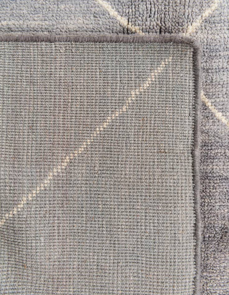 Detail image of  5' 7 x 8' 2  Hand Knotted Moroccan Wool Rug