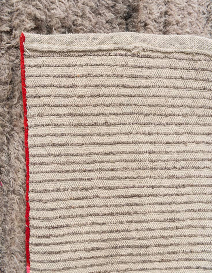 Detail image of  6' x 9' 10  Hand Knotted Moroccan Wool Rug