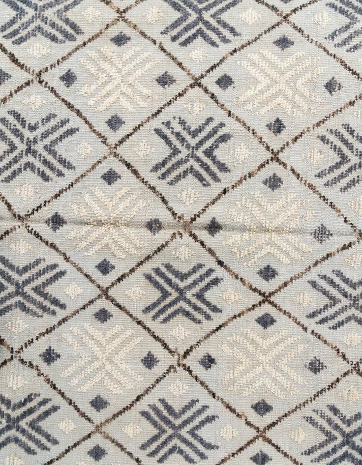 Detail image of  8' 5 x 12' 4  Hand Knotted Moroccan Wool Rug