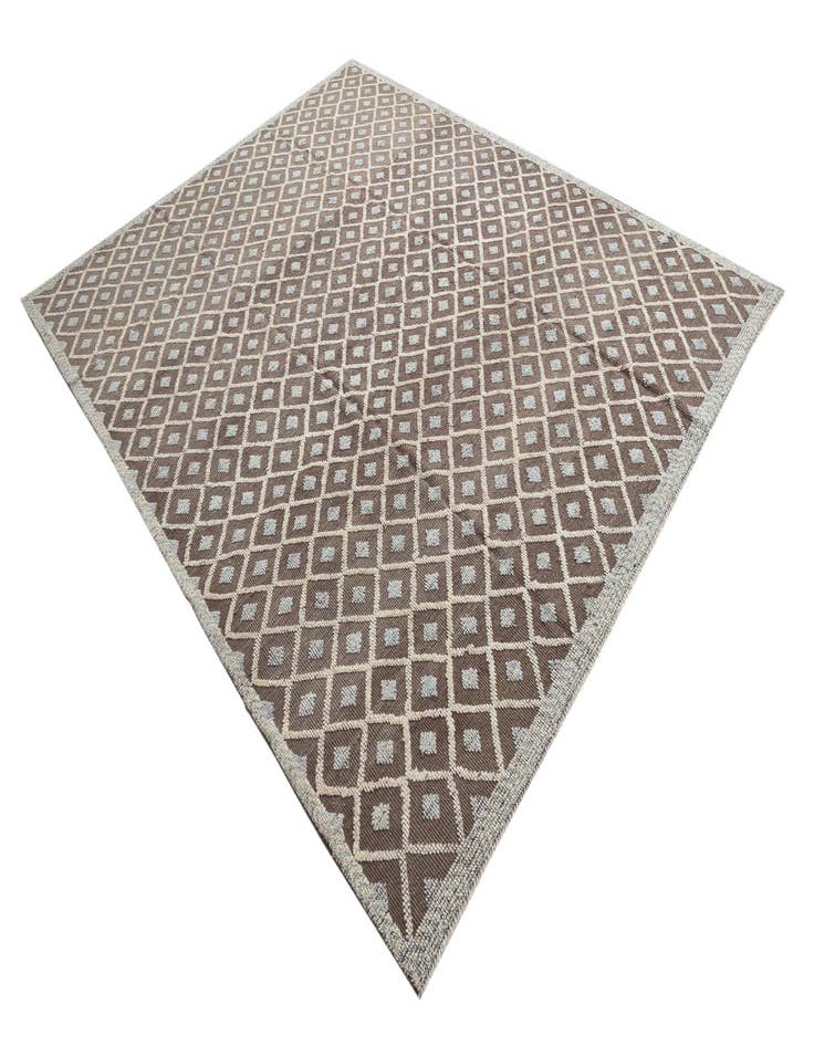 Detail image of  8' x 10' 1  Hand Knotted Moroccan Wool Rug