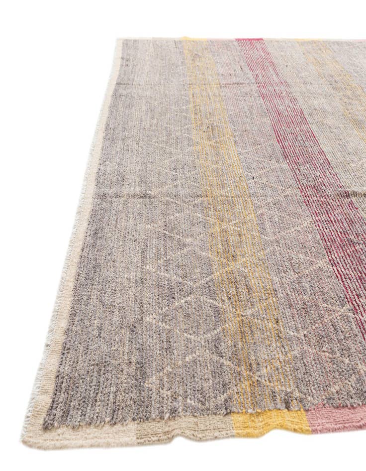 Detail image of  9' 10 x 12' 3  Hand Knotted Moroccan Wool Rug