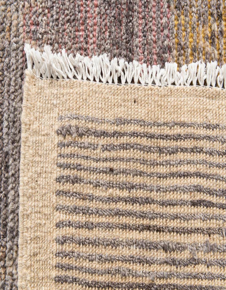Detail image of  9' 10 x 12' 3  Hand Knotted Moroccan Wool Rug