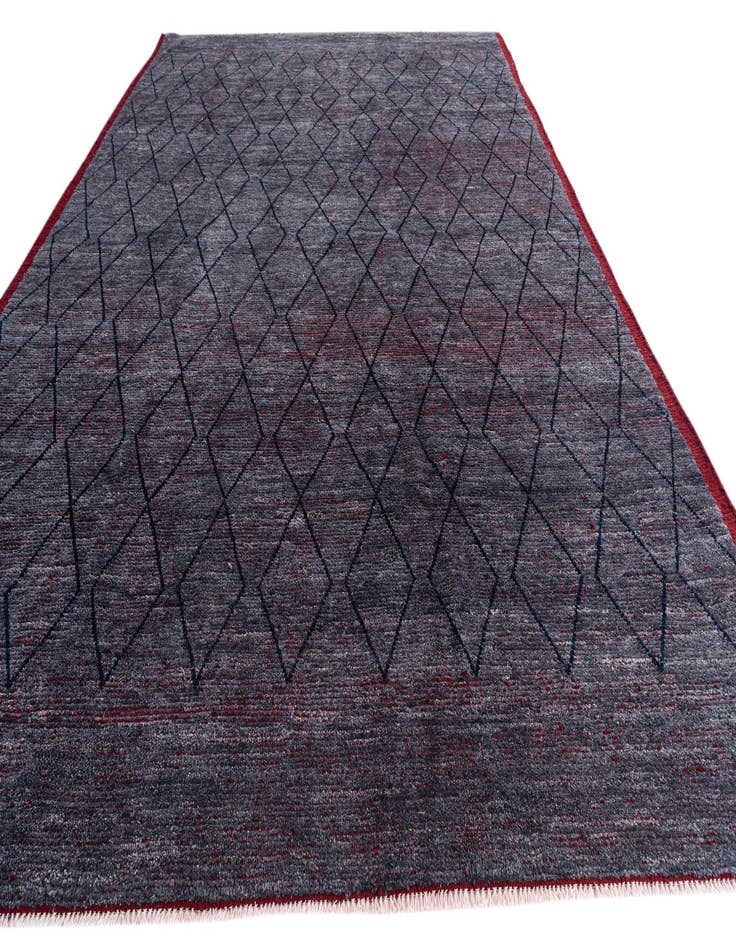 Detail image of  10' 4 x 14' 5  Hand Knotted Moroccan Wool Rug