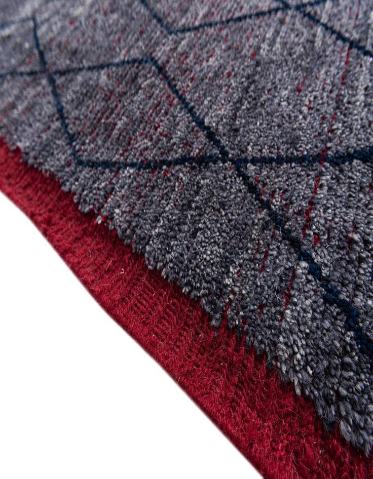 Detail image of  10' 4 x 14' 5  Hand Knotted Moroccan Wool Rug