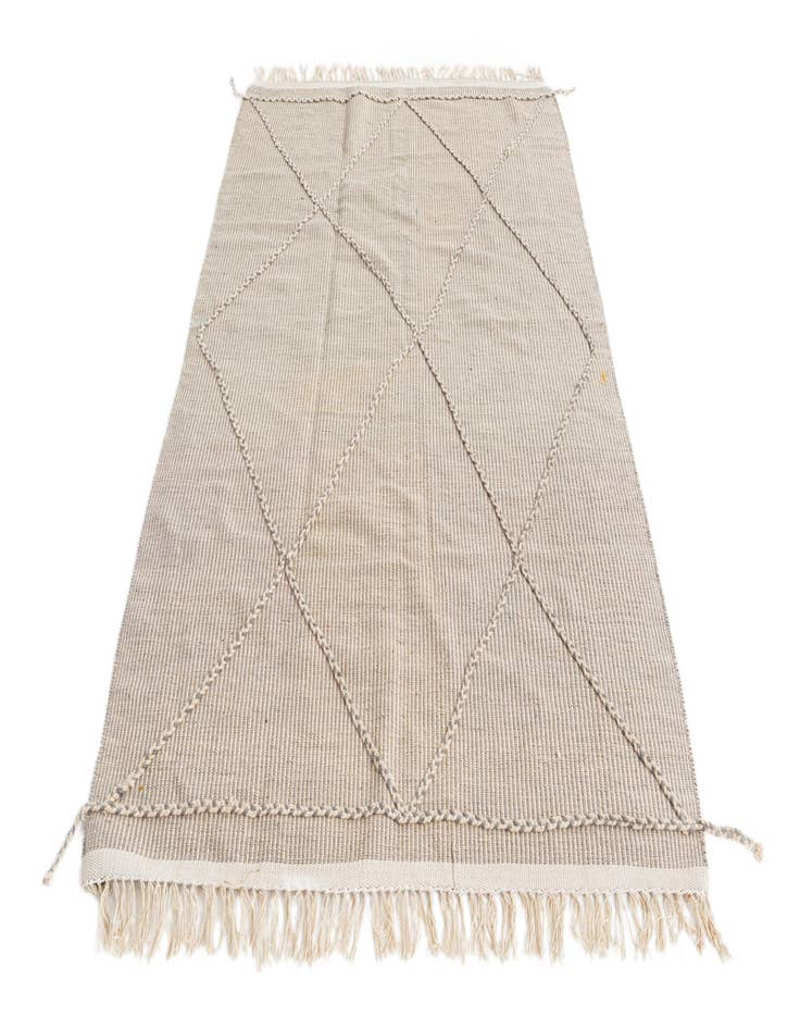 Detail image of  5' 4 x 8' 5  Hand Knotted Moroccan Wool Rug