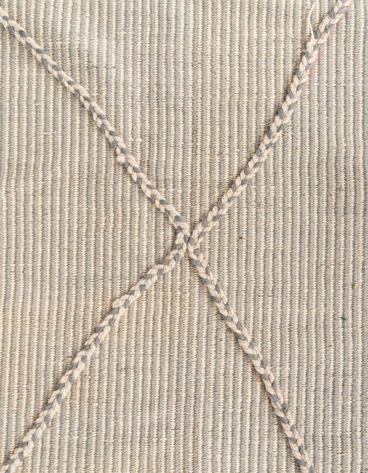 Detail image of  5' 4 x 8' 5  Hand Knotted Moroccan Wool Rug