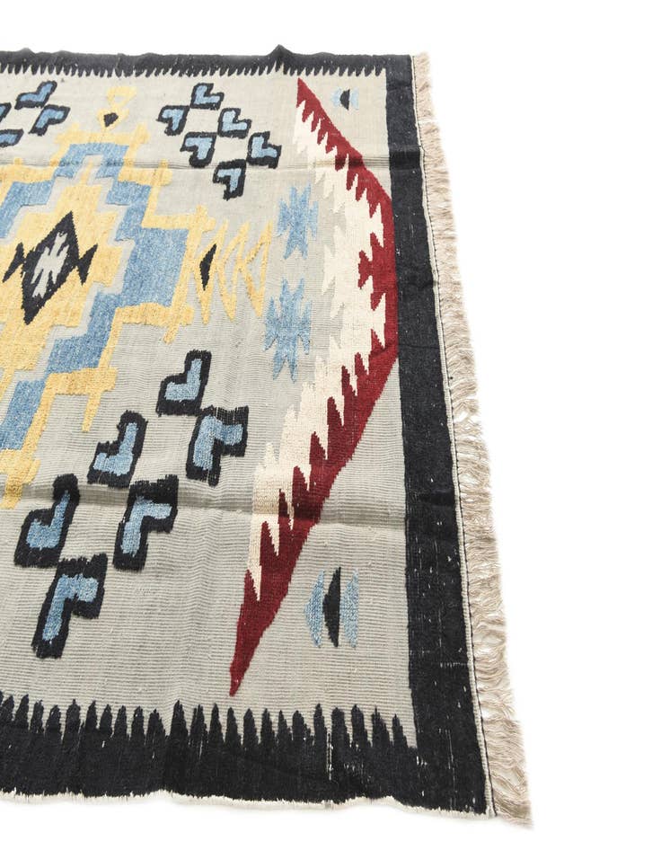 Detail image of  7' 7 x 10' 1  Hand Knotted Moroccan Wool Rug