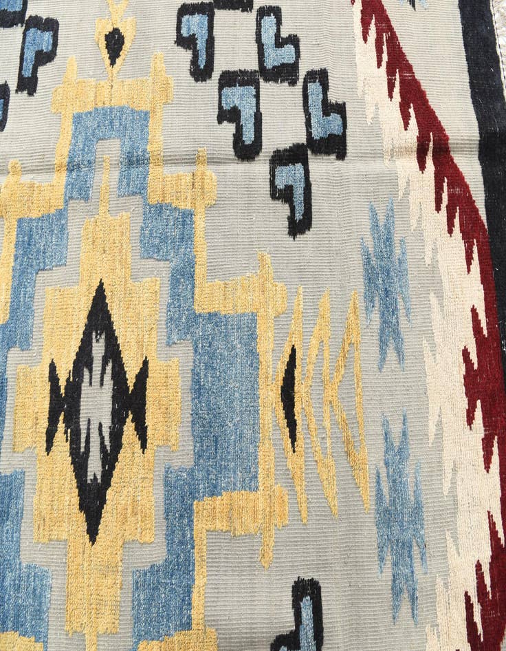 Detail image of  7' 7 x 10' 1  Hand Knotted Moroccan Wool Rug