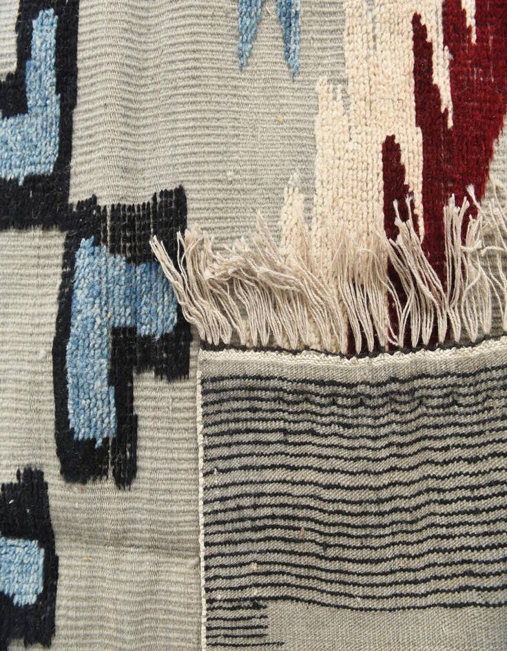 Detail image of  7' 7 x 10' 1  Hand Knotted Moroccan Wool Rug