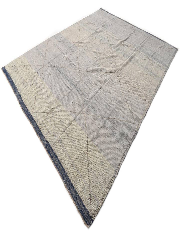 Detail image of  8' 3 x 10' 8  Hand Knotted Moroccan Wool Rug