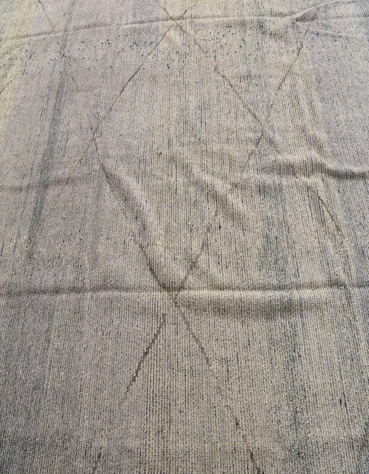 Detail image of  8' 3 x 10' 8  Hand Knotted Moroccan Wool Rug