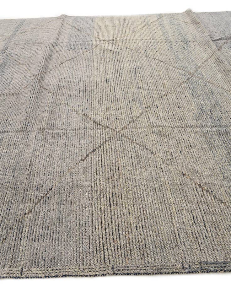 Detail image of  8' 3 x 10' 8  Hand Knotted Moroccan Wool Rug