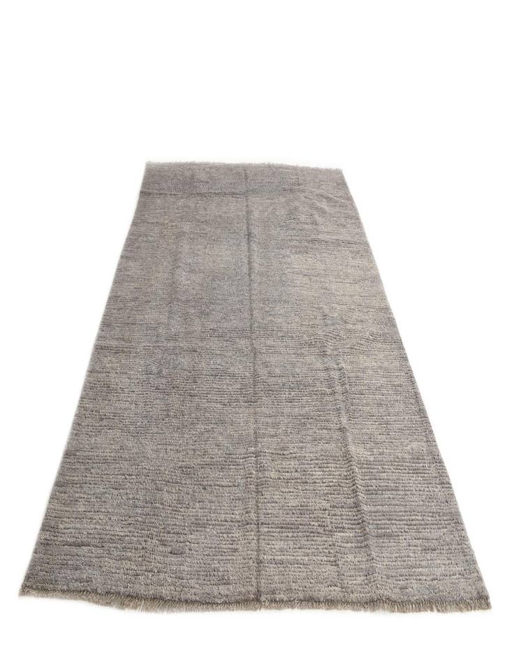 Detail image of  5' 10 x 8' 1  Hand Knotted Moroccan Wool Rug