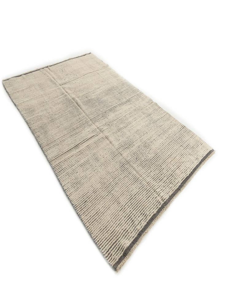 Detail image of  6' 3 x 9' 3  Hand Knotted Moroccan Wool Rug