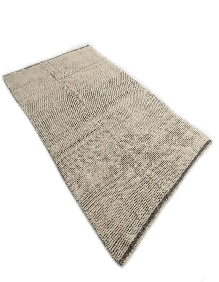 Detail image of  6' 3 x 9' 3  Hand Knotted Moroccan Wool Rug